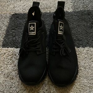 Unisex Black Work Sneakers